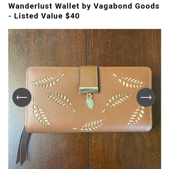Beachly Fall 2023 - Wanderlust wallet - Vagabond Goods - new in overwrap - Picture 1 of 3